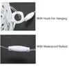 ﻿﻿7.87" Outdoor Balls Globe Lights Hanging Tree Garden Sphere Lights with Plug 46LED for Party Wedding Yard Porch Patio Decors 6
