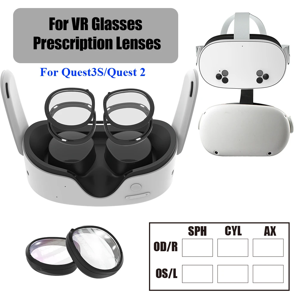 Compatible with Meta Quest 3S/Quest Glasses VR Accessory
