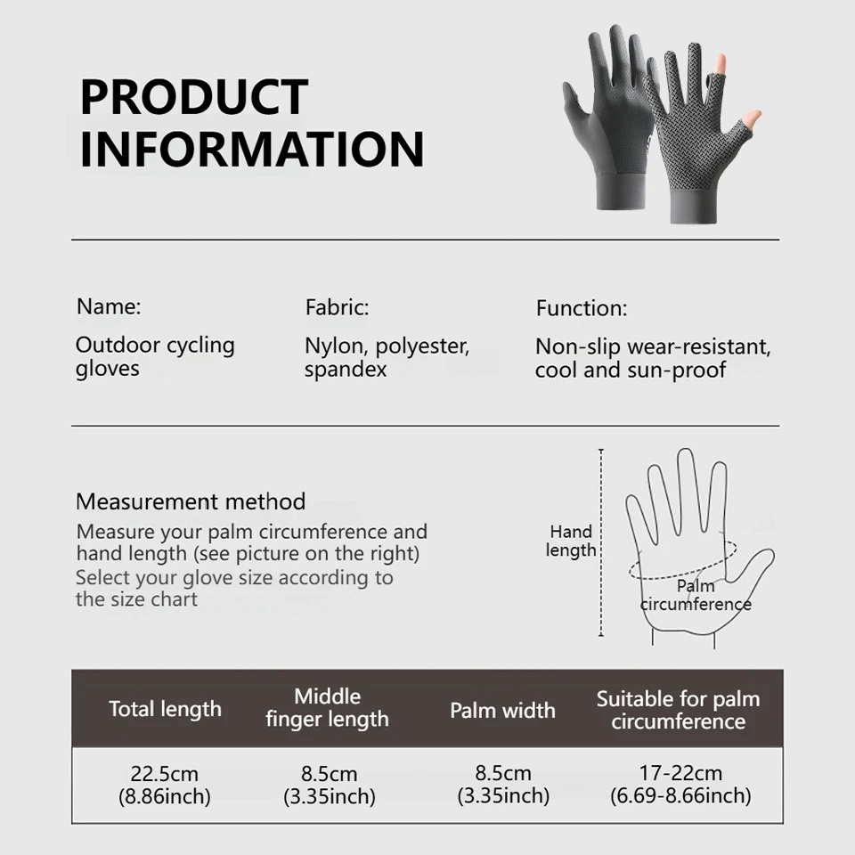 Breathable Non-Slip Half Finger Sports Gloves