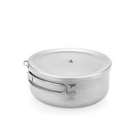 Keith Titanium Dinner Box Folding BowlsCamping Kitchen Outdoor Cooking  Lunch Box Big Capacity 800ML 1L 1.2L 2