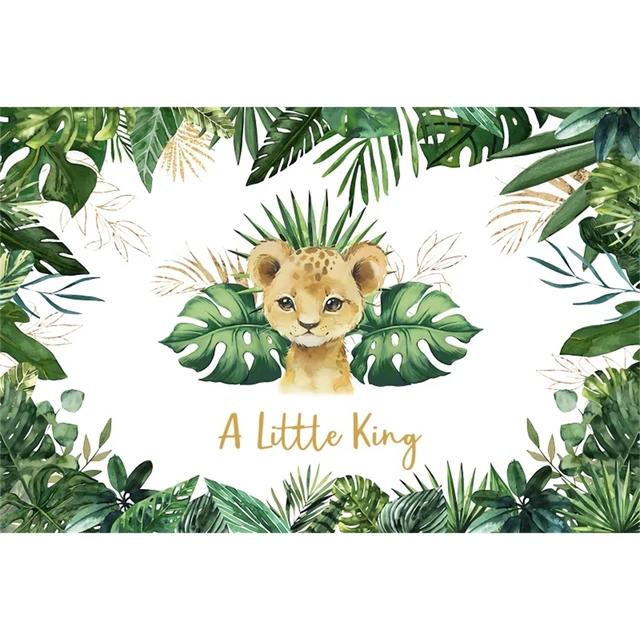 Safari 1st Birthday Backdrop Jungle Tropical Forest Wild One Animal Party Photography Newborn Baby Shower Photo Background Props NWH12755