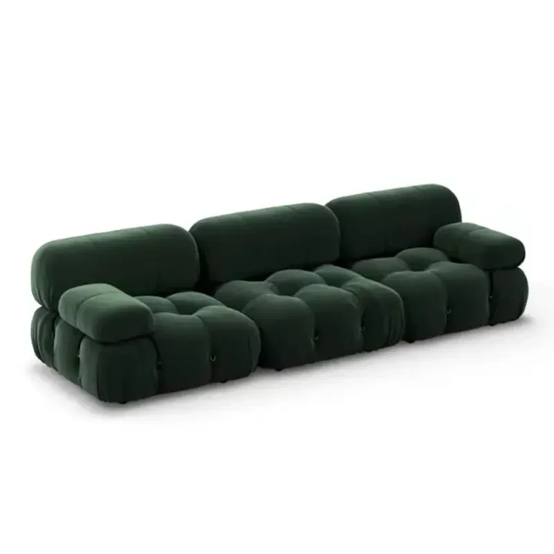 

Creative Dark Green Lazy Light Luxury Small Sofa Simple Small Apartment Club Shopping Mall Leisure Module Sofa