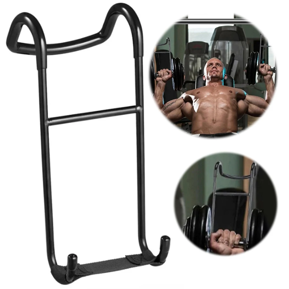 Dumbbell Spotter Hooks Hold Up 225LB Heavy Duty Dumbbell Hooks Heavy Power Dumbbells Rack Attachments for Dumbbell Bench Press
