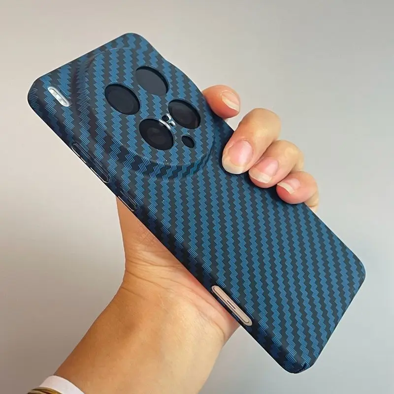 Carbon Fiber Slim Protective Back Cover Case