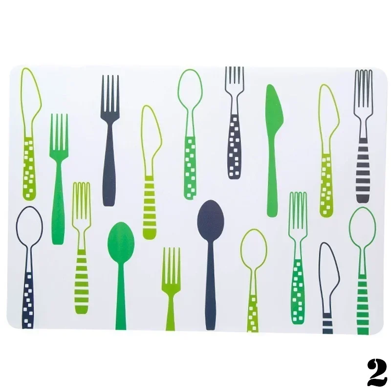 PVC Insulated Bowl Tableware Placemats Table Coasters Dining Table Placemats Desktop Decoration