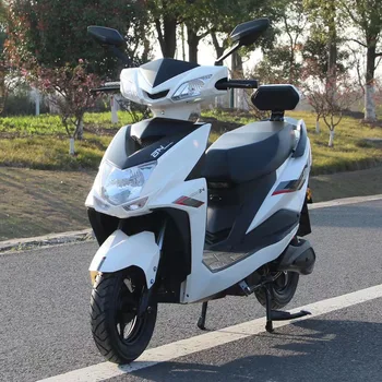 1000W Electric Motorcycle 60V Scooter 20AH 3.0-10 Vacuum Tire Disc Brake Dual Remote Anti-theft System 1