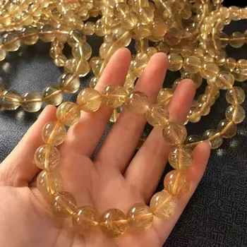 freeshipping Natural crystal blonde Bracelet titanium single ring hand string wholesale gift collection gift friends jewelry hot 6