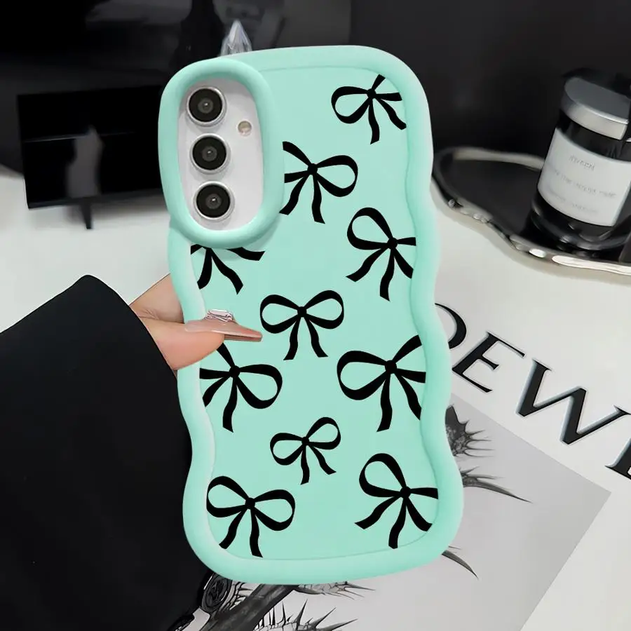 Chic Black Bow Soft TPU Phone Case