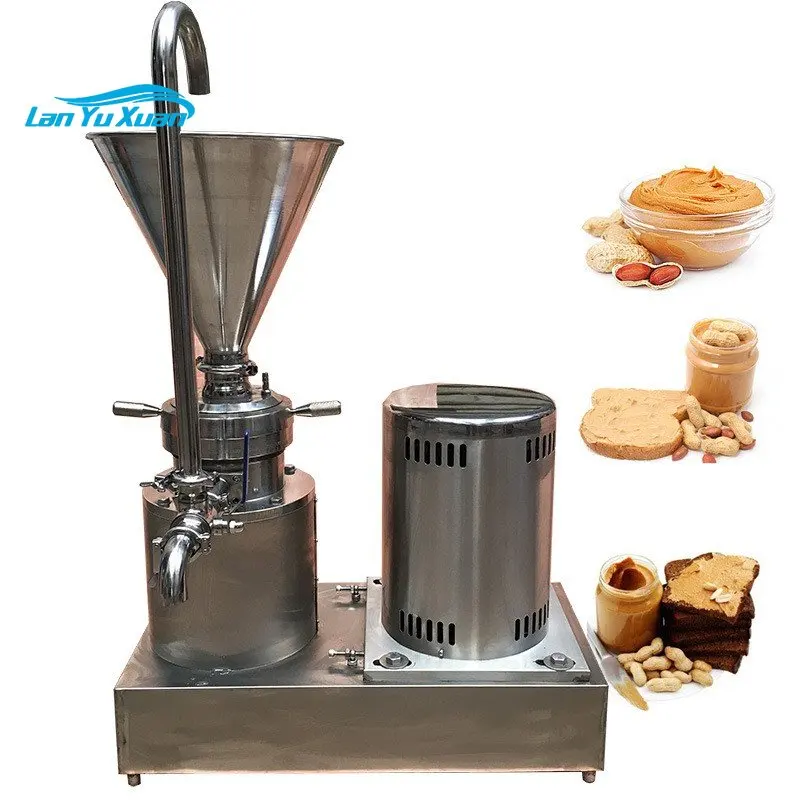

Commercial Small Peanut Butter Tahini Making Machine Retail Almond Colloid Mill Blender
