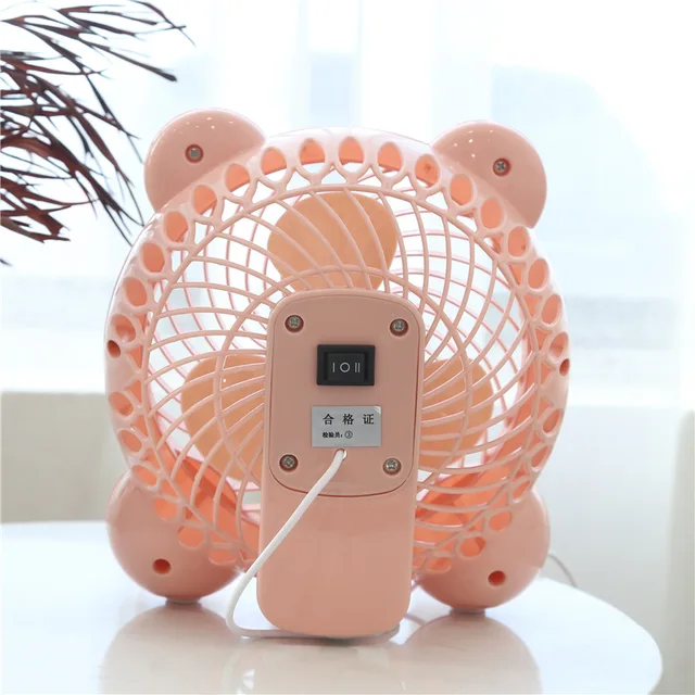 7 Hüvelyk Usb Mini Rajongó Háztartási Néma Hallgató Kollégiumi Éjjeli Elektromos Ventilátor Dugó Számítógépes Asztali Kis Nyári Ajándékok - Image 4