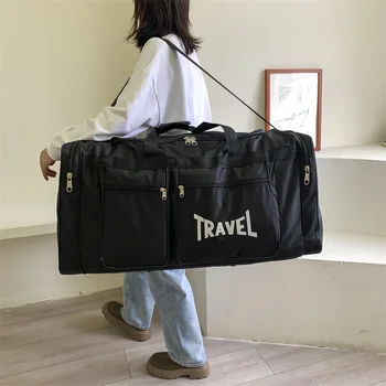 Travel Bag Foldable Large Capacity Waterproof Business Sports Handbag Wear-Resistant Portable Multifunction Duffel Bags Y36A 1