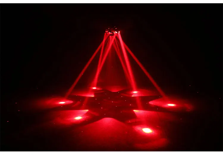 150W Moving Head Strahllicht RG Laser Bühnenlicht DMX Disco Licht RGB Rotierende Bar Party Licht – Detail 12