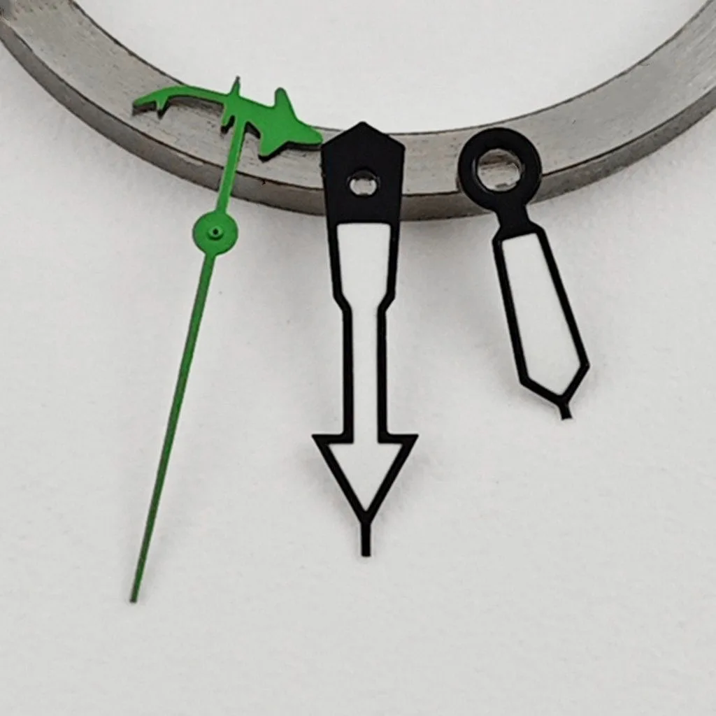 Luminous Green Shark Watch Hands