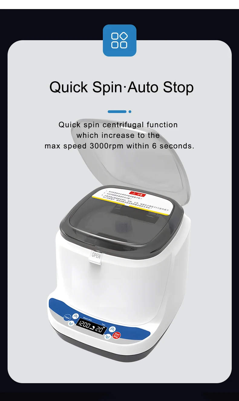Centrifuge For Microplates 300~3000rpm Laboratory Centrifuge Rotor For 96/384 Wells PCR Micro Plates RCF 608xg
