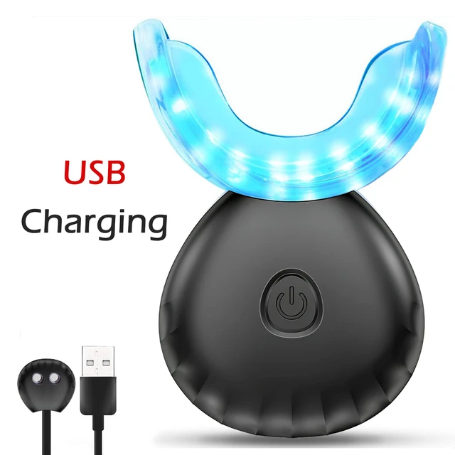 Teeth Whitening Light with USB 16X LED Light for Stain Removal Household Whitening Device Sensitive Teeth Whitening Products