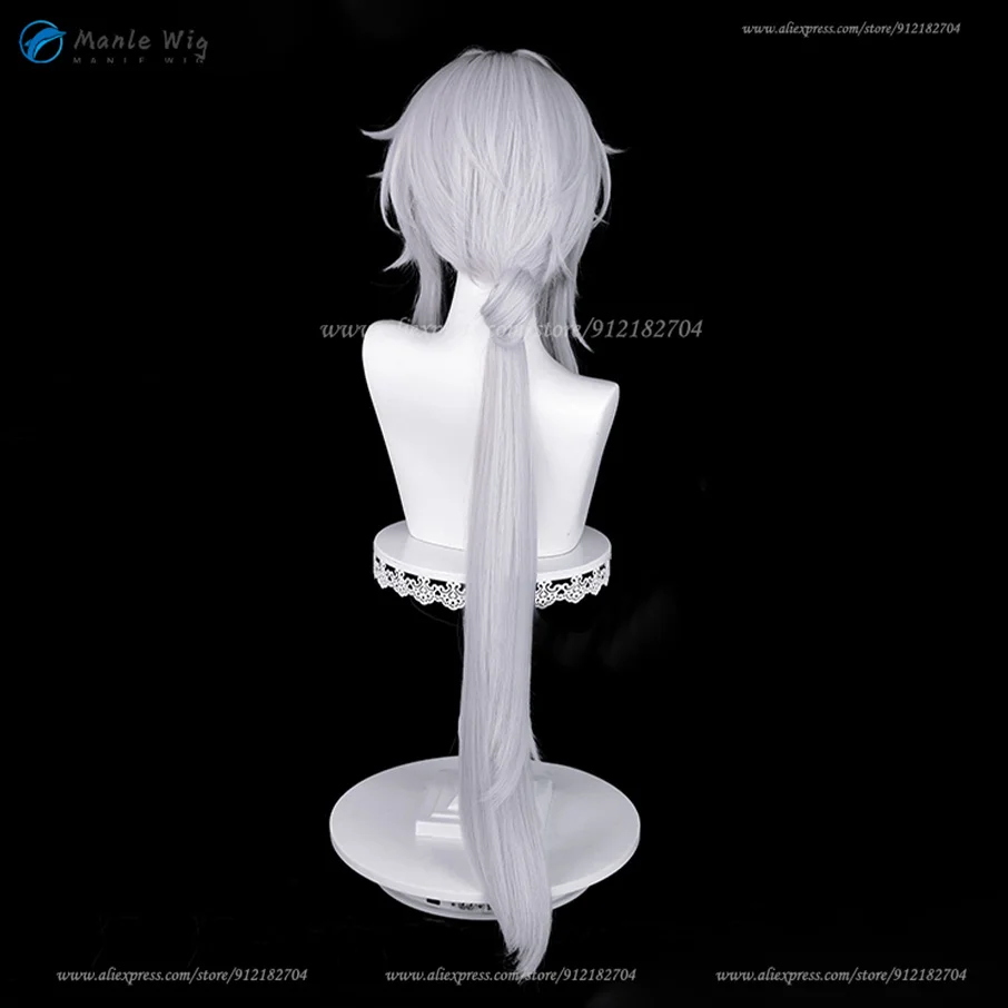 Blade Cosplay Perücke 100cm Dunkelblau Dunkelrot Heat Resistant Synthetik Anime Party 12