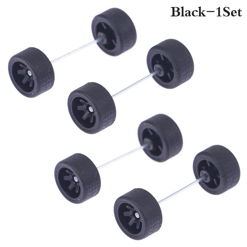 1/64 Räder Modell Auto Räder Für Hotwheels Mit Gummi Reifen Modell Auto Modifizierte Teile Spielzeug Power RefitCar Modell Teile Set – Detail 8