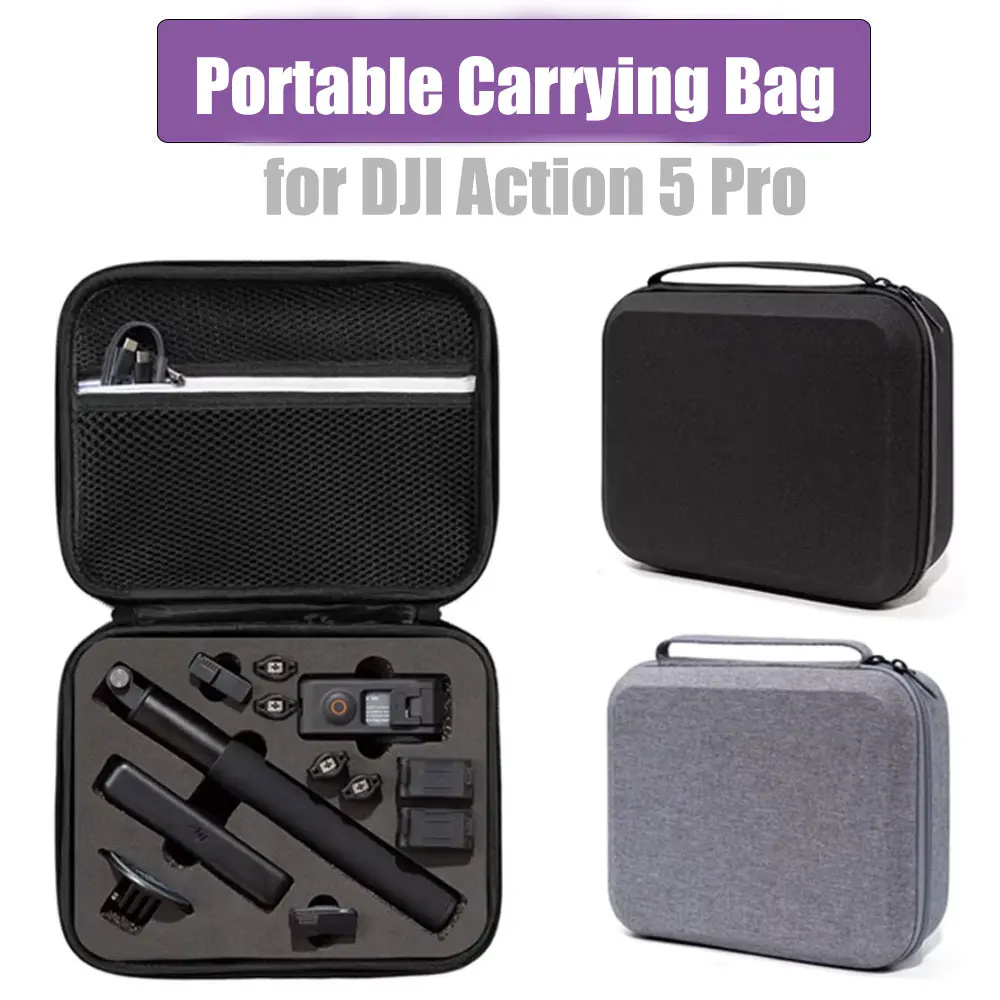 Portable Storage Bag Box for DJI Osmo Action 5 Pro Sports Camera for DJI Action 4 3 Case Accessories drone accessories dji case handbag case camera carrying case