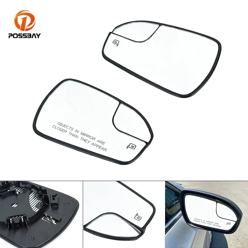 

2 шт. подогреваемое переднее боковое зеркало заднего вида, боковое зеркало DS7Z17K707F DS7Z17K707A для Ford Fusion, США, версия 2013-2020