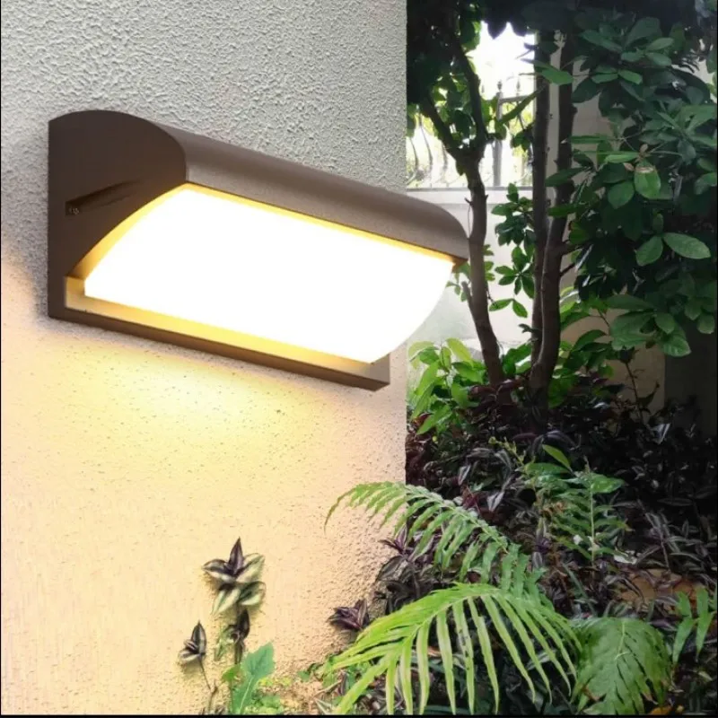 Luz de pared exterior LED resistente al agua IP65 Sensor de movimiento led luz  exterior al aire libre Estilo 4 Cola luz de pared al aire libre del sensor