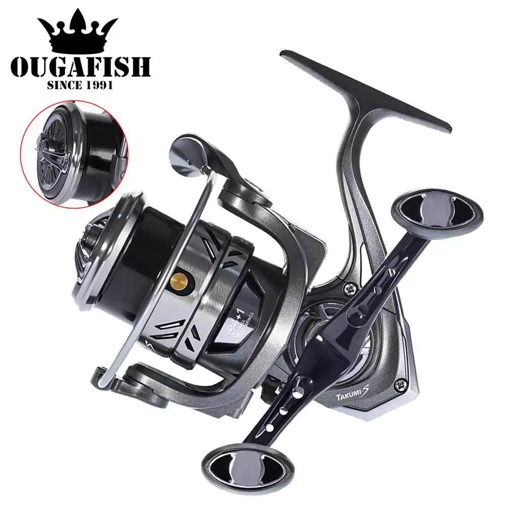 

Fishing Reel Moulinet Coil Spinning Fishing Super Light Wheel 10kg Drag 5.2:1 Waterproof Series Metal Spool Carretilha De Pesca