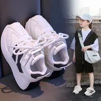 New Children's Sneakers Four Seasons Boys' and Girls' Casual Sports Shoes Leather Fashion Students Running Shoes 3