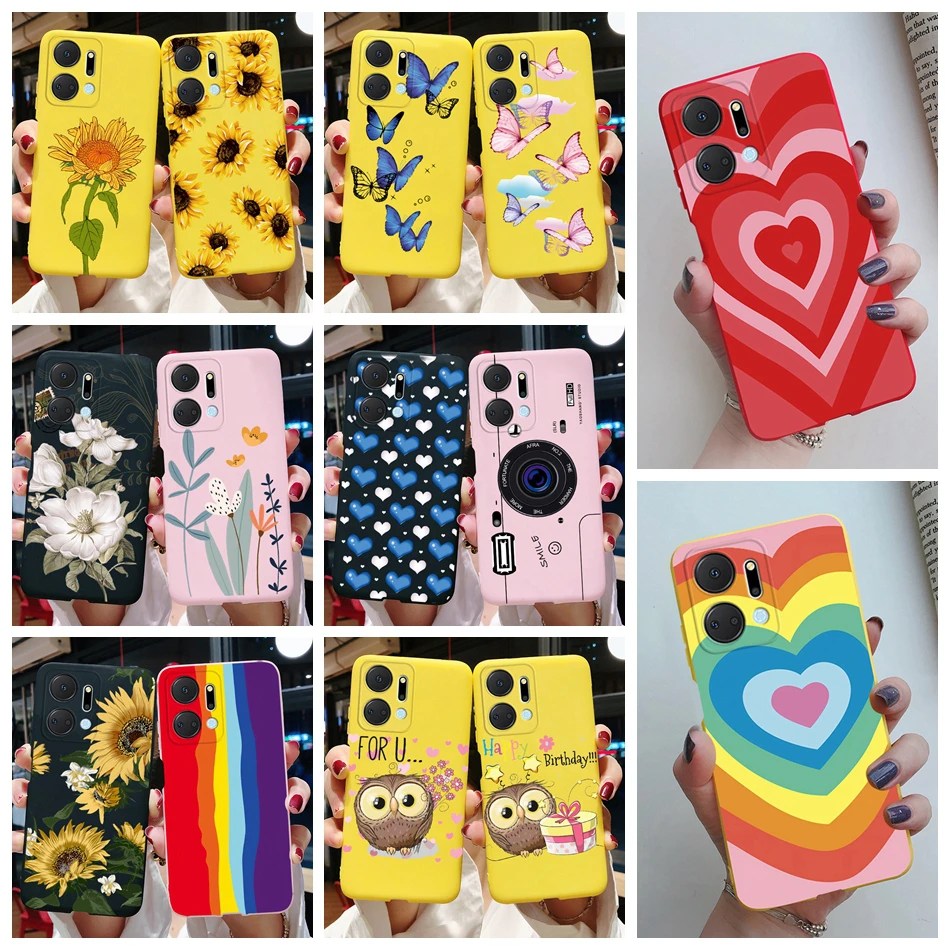 HAOYE Cover per Huawei Honor X7a a Portafoglio, Libro Custodia Magnetica Flip Case con Supporto di Stand/Carte Slot, Pelle PU/TPU Protettiva Caso. Nero