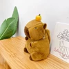 Kawaii Fashion Plushie Doll Fur Bag Capybara Plush Backpack Children's Bag Shoulder Bag Mini Knapsack Bags Gifts For Girlfriend 4