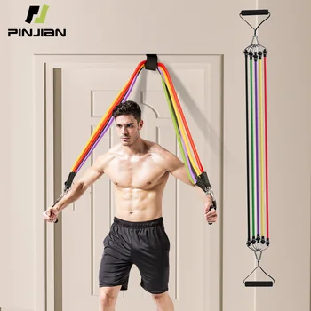 Bodybuilding Resistance Bands Set: 1