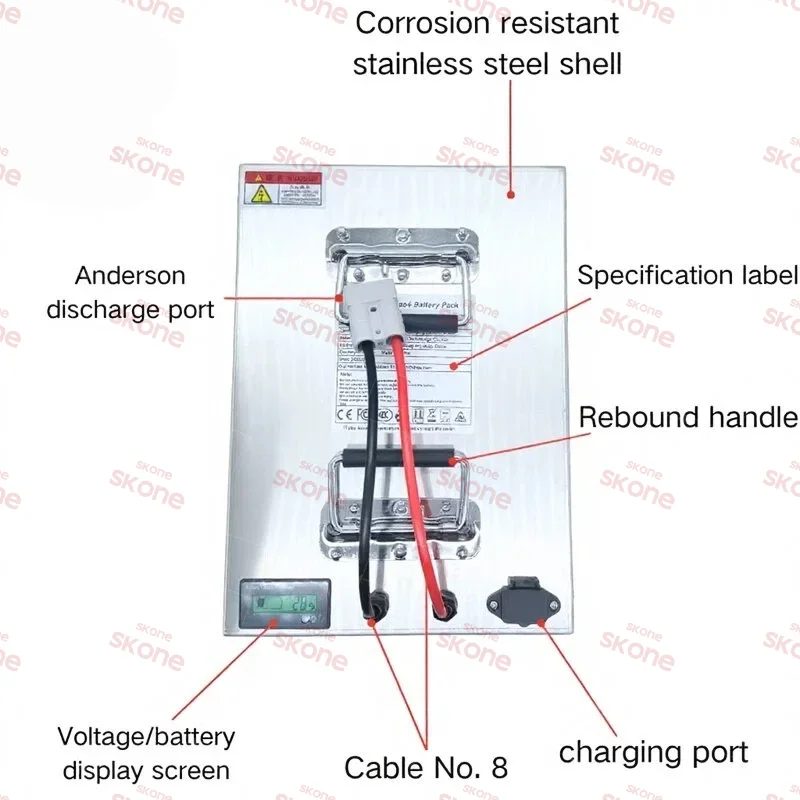 60V Rechargeable Battery for Backup Power and Portable Energy Systems