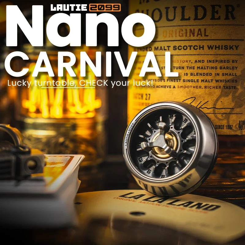 

Магнитная рулетка LAUTIE EDC Carnival Nano Spinner серии 2099, фиджет-Спиннер, настольные игрушки, игрушки для тревоги