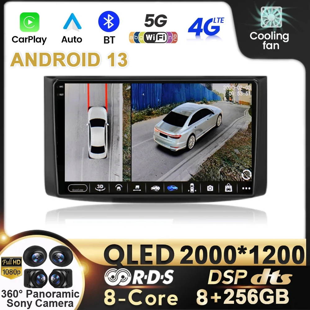 

Автомагнитола на Android 13 для Chevrolet Lova Captiva Gentra Aveo T250 Epica 2006-2011 RAVON Nexia R3 2020-2022 4G WiFi BT