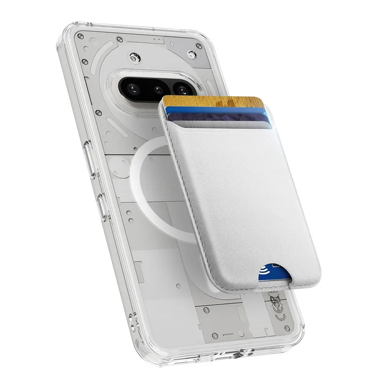 Nothing Phone 3A, 3A Pro용 마그네틱 케이스 ELVEV 충격 방지 투명 하드 PC + TPU 보호 백 커버