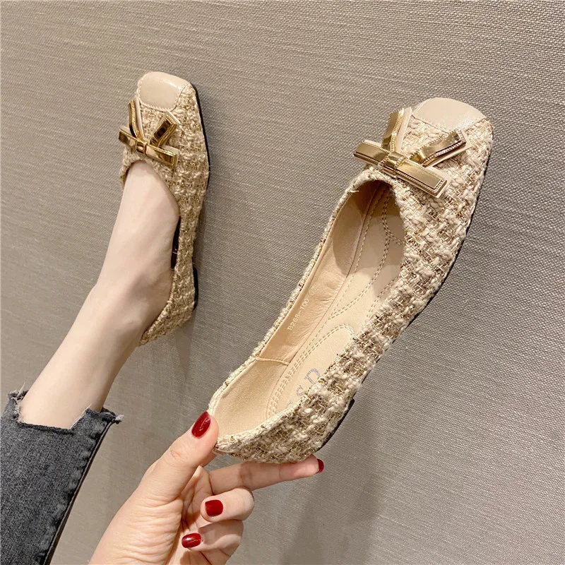 

Женские Летние балетки на плоской подошве, привлекательные Балетки без застежки, Новое поступление, 2022