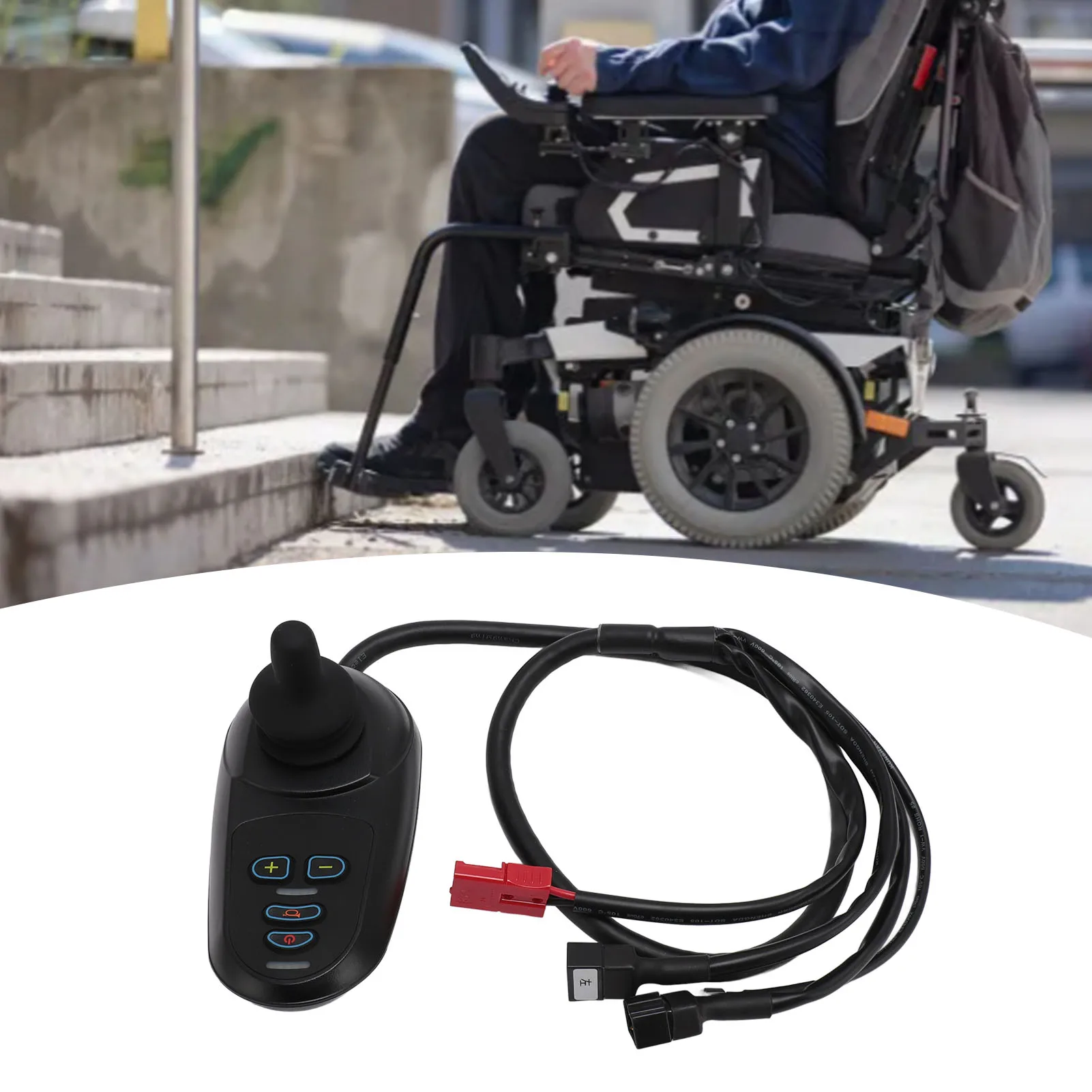 Electric Wheelchair Joystick Controller 24V DC Accessory Electronic Wheelchair Controller