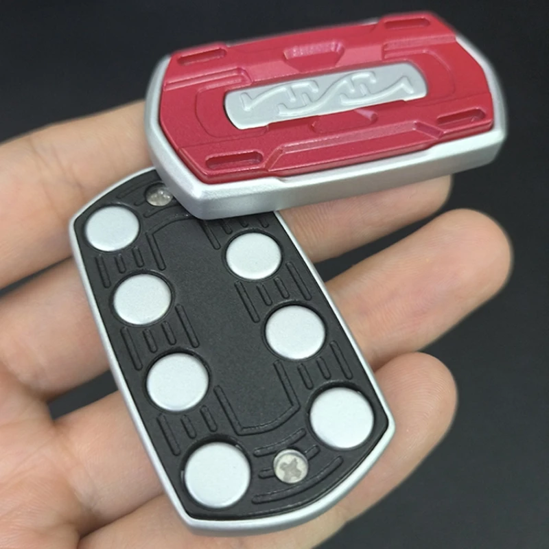 EDC Metal Unlimited Pushing Card Fidget Spinner Decompression Rotate Haptic Push Slider Anxiety Stress Relief Fingertip Gyro Toy