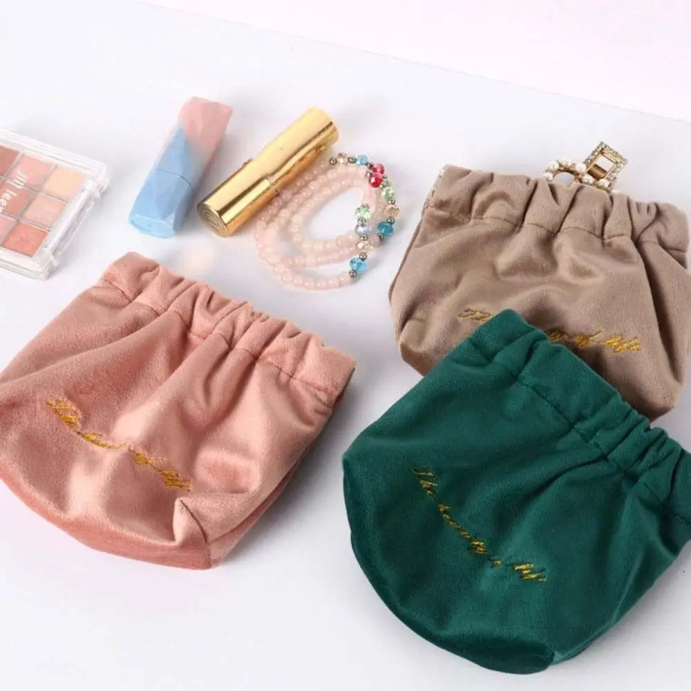 1 Pc Velluto Mini Borsa Per Rossetto Borsa Per Cosmetici Da Donna Morbida Custodia Per Trucco Da Viaggio Custodia Per Rossetto Custodia Per Pochette M