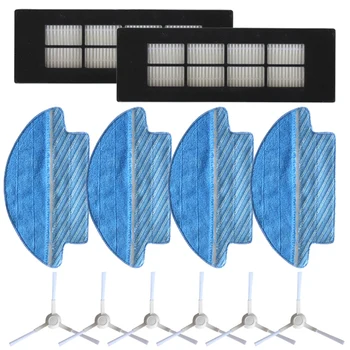 Upgrade Your Cleaning Experience with Side Brushes Filter Mop Cloth Kit for EVERYBOT for 3i Robot Vacuum Cleaner