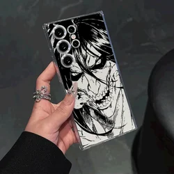 Transparent Anime Attack on Titan Phone Case - Galaxy S20 FE (1)