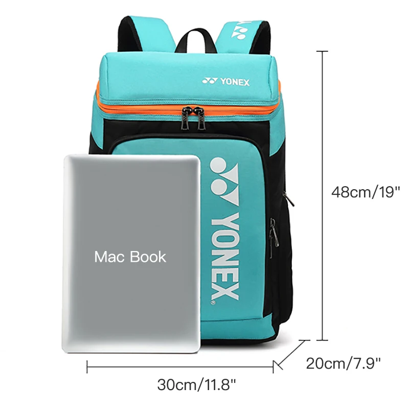 Genuine Yonex Backpack With Shoe Compartment For 3 Badminton Rackets Durable Thick Material 4