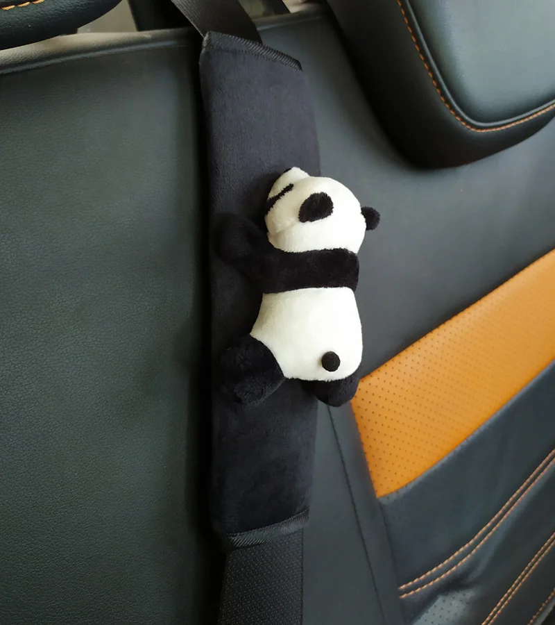 Nette Karikatur Panda Puppe Plüsch Universal Auto Lenkrad