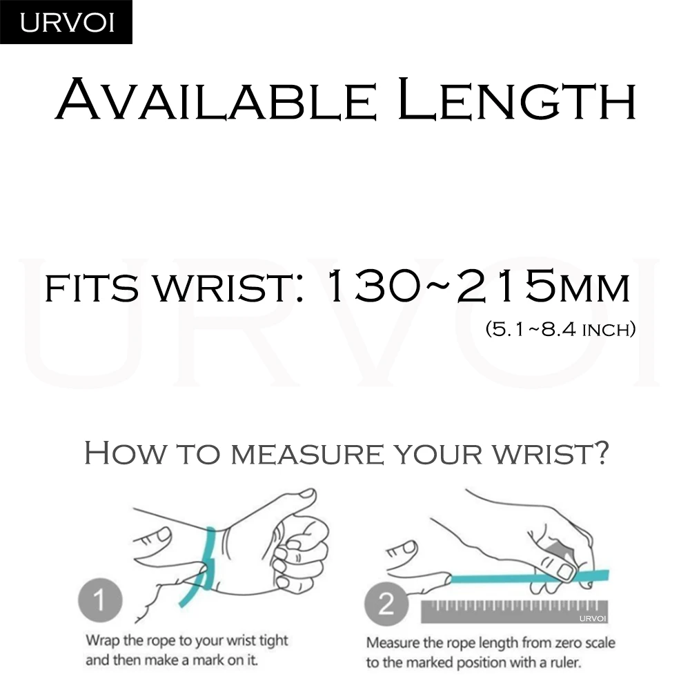 URVOI Stainless Steel Magnetic Buckle Strap – Elegant and Durable Watchband
