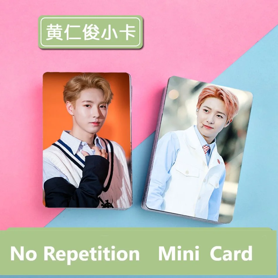 

Series1 No Repetition Huang Ren-Jun Mini Card Wallet Lomo Card With Photo Album Fans Gift