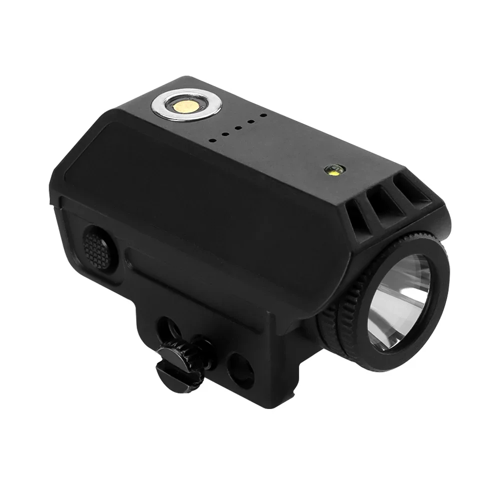 Tactical LED Flashlight 500 Lumens USB Rechargeable Gun Light