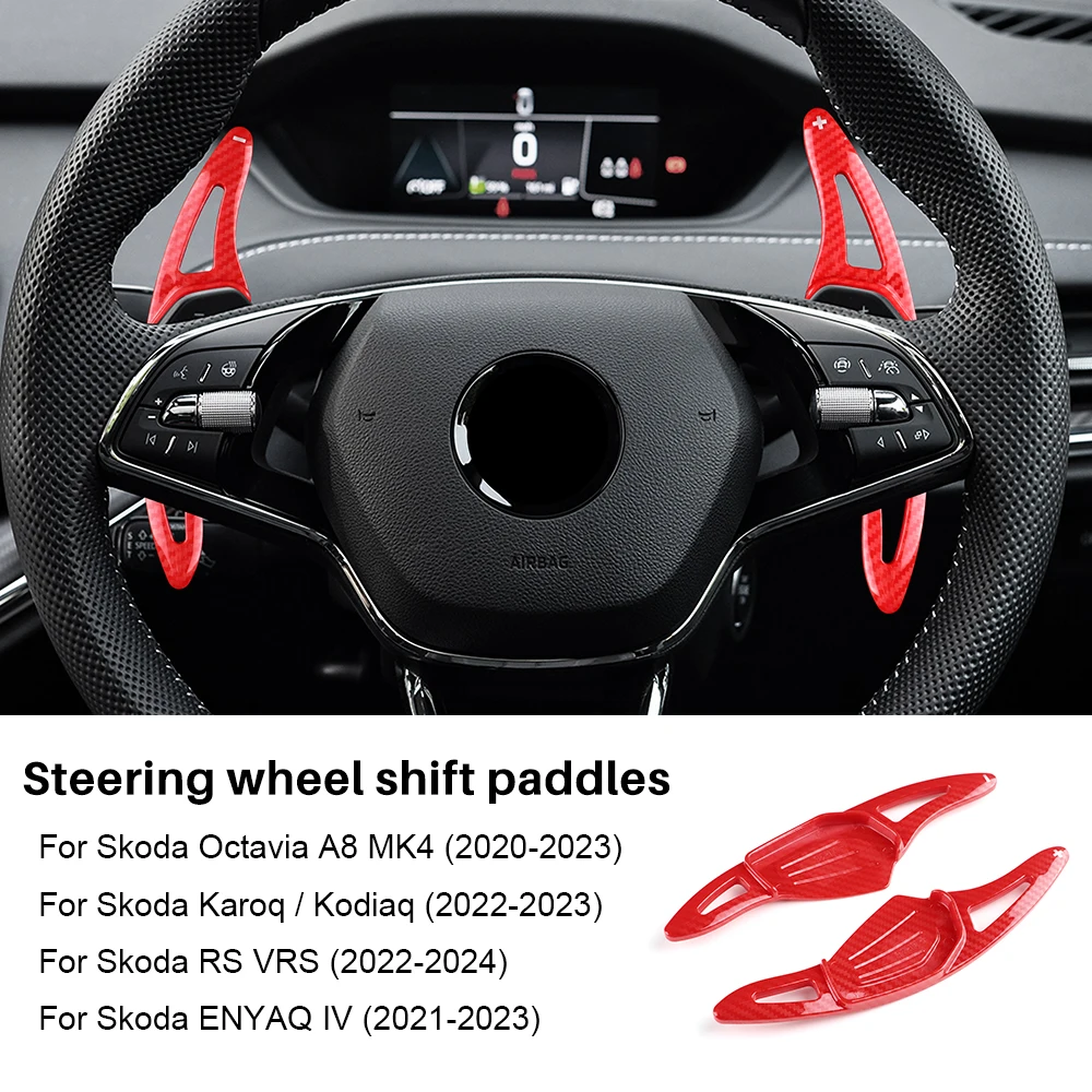 Premium Car Steering Wheel Paddle Shifter Cover ABS Trim Accessories