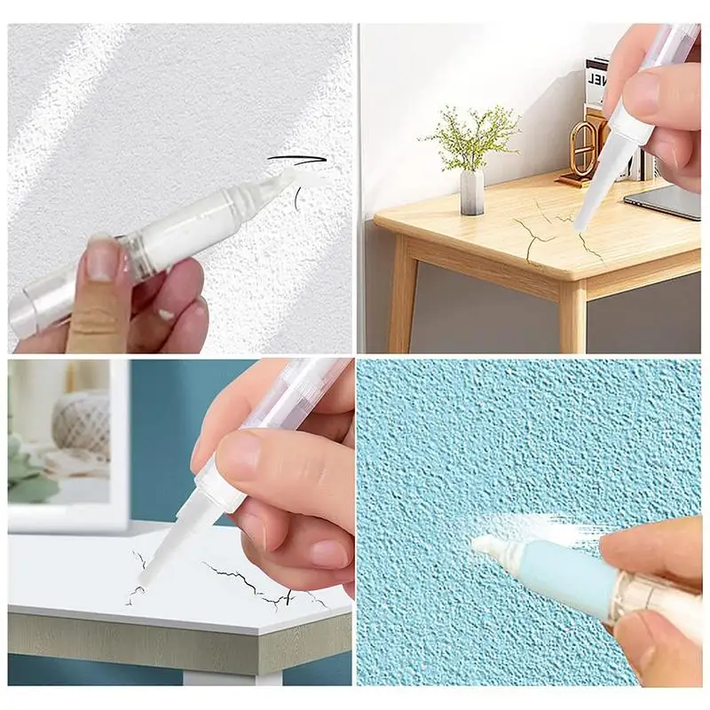 Paint Brushes Household Touch Up Paint Pens Universal Wall Furniture Scratch Repair Brush Refillable Leak-Proof Paint Brush Pen With Injector