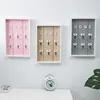 Wall Mounted Key Holder Wooden Key Organizer Hanger With 6 Hook Wall Decorative Holder Key Holder Wall Minimalist Wall Hook 1