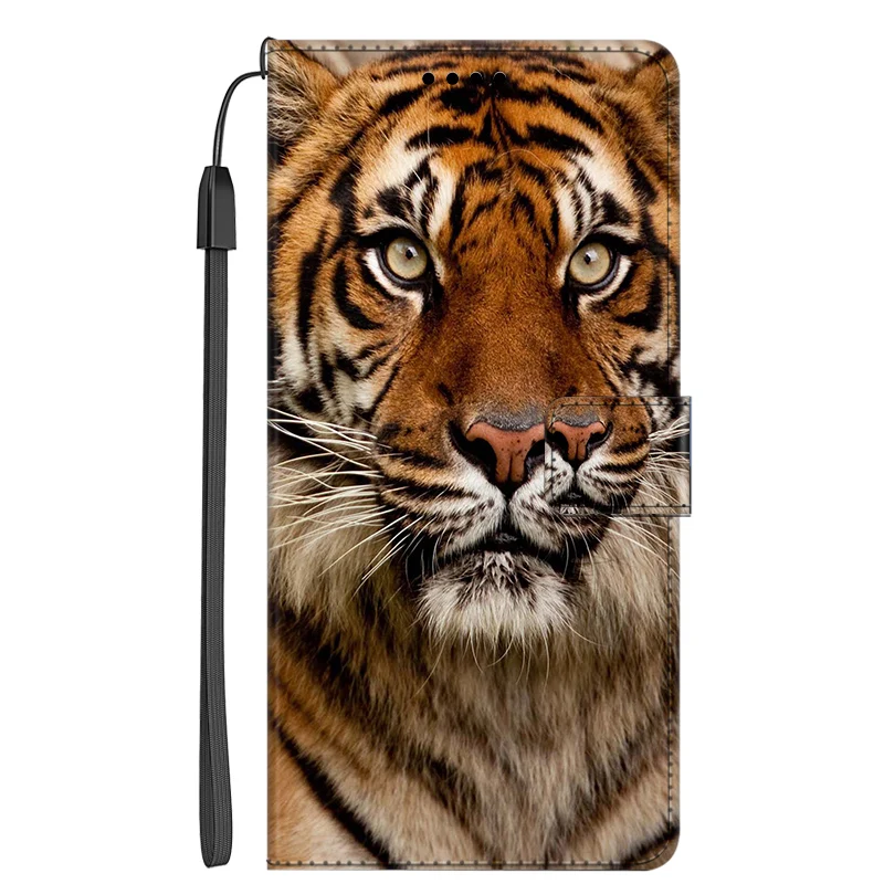 Magnetic Leather Flip Wallet Phone Case - Premium Book Cover Design