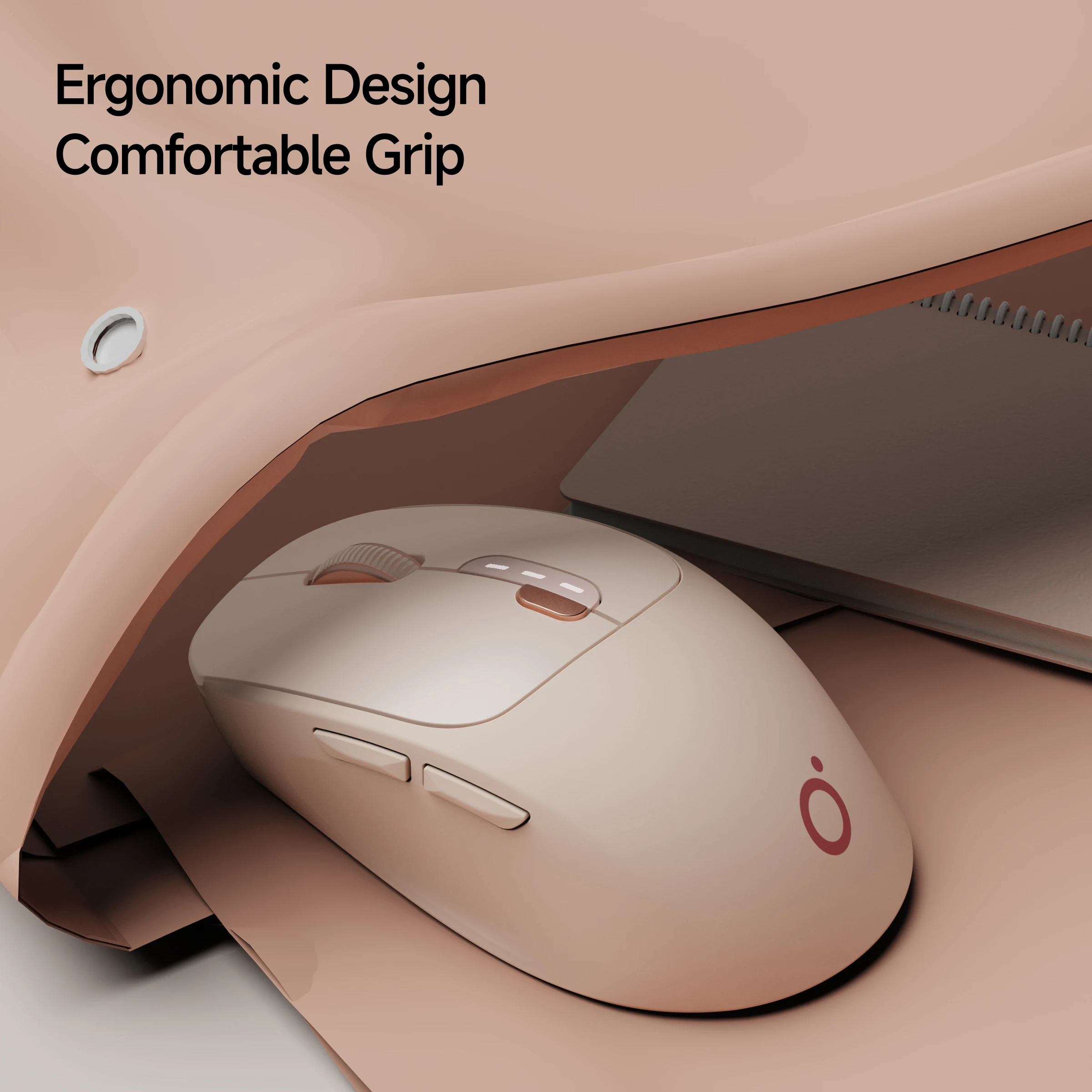 EWEADN Q5 Mini Wireless Dual Mode Mouse,2.4G + Bluetooth, Rechargeable,Type-C, Silent, for Office, Gaming, Desktop & Laptop PCs