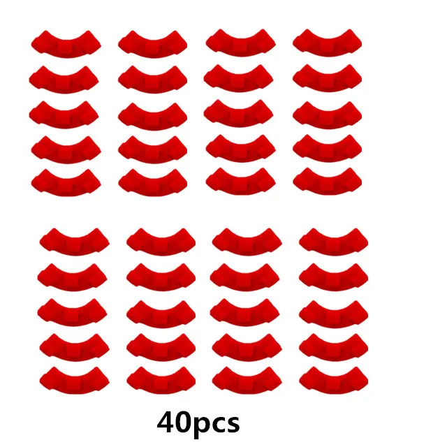 40pcs red